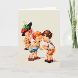 Het draait allemaal om liefde. Art Valentijnsdag Feestdagen Kaart