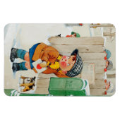 Het draait allemaal om liefde.  Art Valentijnsdag Magneet (Horizontaal)