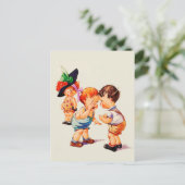 Het draait allemaal om liefde.  kunst feestdagenkaart (Staand voorkant)