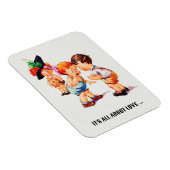 Het draait allemaal om liefde.  kunst magneet (Rechterzijde)