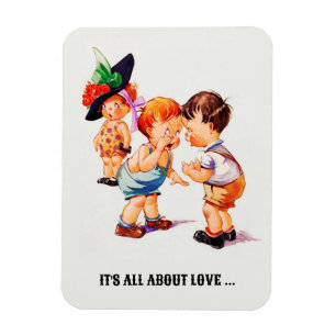 Het draait allemaal om liefde. kunst magneet