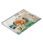 Het draait allemaal om liefde.  kunst notitieboek (Linkerzijde)