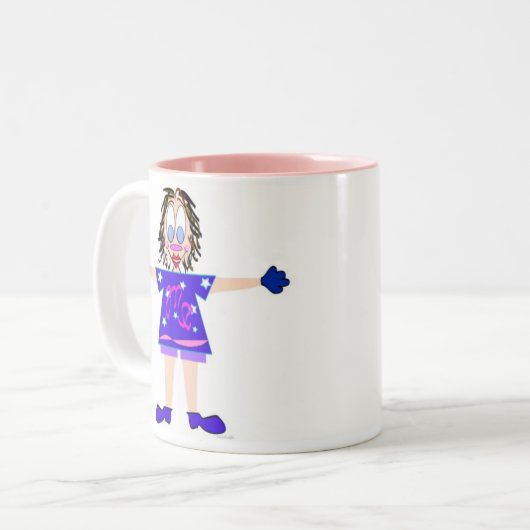 Het draait allemaal om "ME" Tweekleurige Koffiemok (Voorkant links)