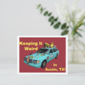 "Het dragen in bijenteelt" Briefkaart (Staand voorkant)