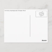 "Het dragen in bijenteelt" Briefkaart (Achterkant)