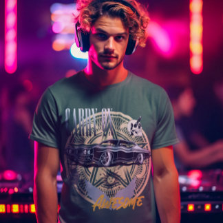 Het dragen op bovennatuurlijk t-shirt