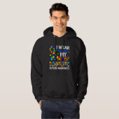 Het dragen van blauw voor Mijn Kinderen van het Au Hoodie (Voorkant volledig)