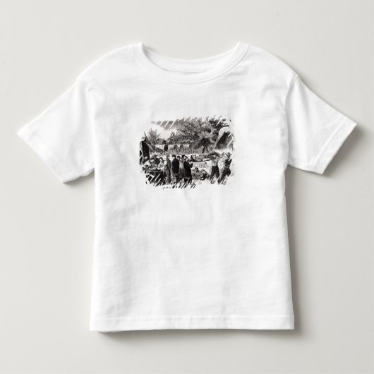 Het dragen van de gewonden na het antietam kinder shirts (Voorkant)