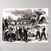 Het dragen van de gewonden na het antietam poster (Voorkant)