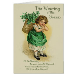 Het dragen van de groene