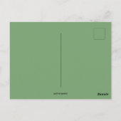  Het dragen van de groene en Shamrocks Briefkaart (Achterkant)