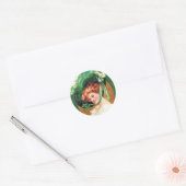 Het dragen van de groene sticker (Envelop)
