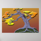 Het dragen van de Herfst Poster (Voorkant)