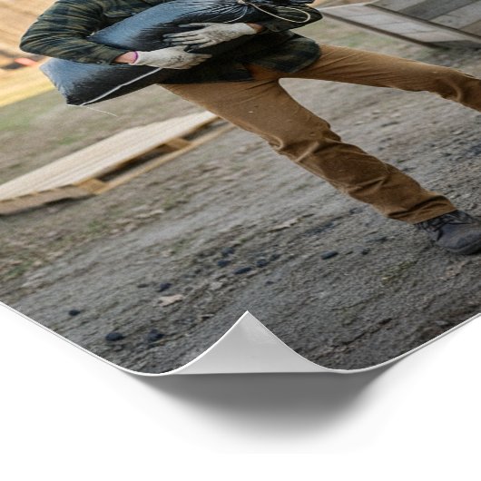 Het dragen van de kolen poster (Hoek)