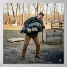 Het dragen van de kolen