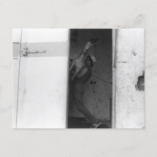 Het dragen van de Paard Briefkaart