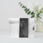 Het dragen van de Paard Briefkaart (Staand voorkant)