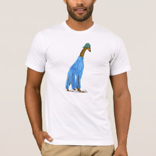 Het dragen van een Giraffe T-shirt