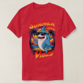 het dragen van een zonnebril in de zomer vibes TSh T-shirt (Design voorkant)