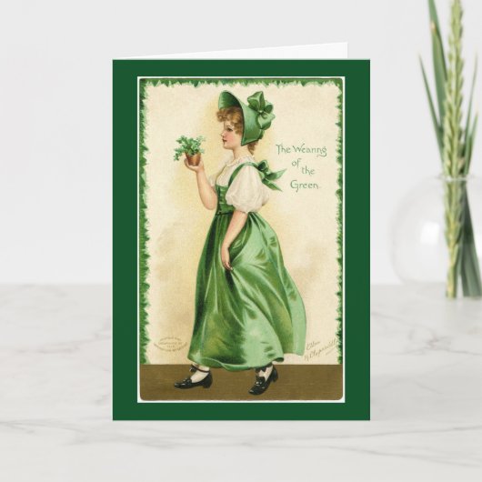 Het dragen van Green Kaart (Voorkant)