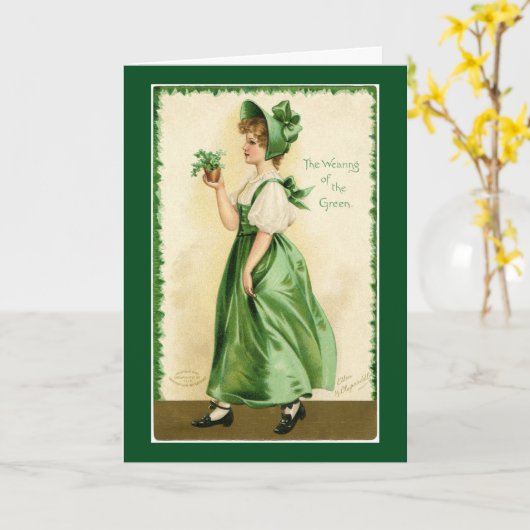 Het dragen van Green Kaart (Gele Bloem)