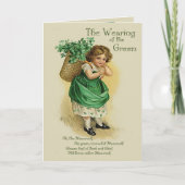 Het dragen van Groen - Vers binnen Kaart (Voorkant)