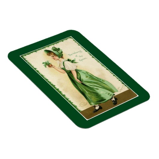 Het dragen van het groen magneet (Rechterzijde)