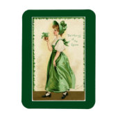 Het dragen van het groen magneet (Verticaal)