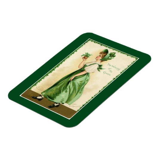 Het dragen van het groen magneet (Linkerzijde)