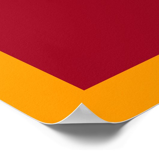 Het dragen van het Kruis 1-Druk Poster (Hoek)