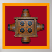 Het dragen van het Kruis 1-Druk Poster (Voorkant)