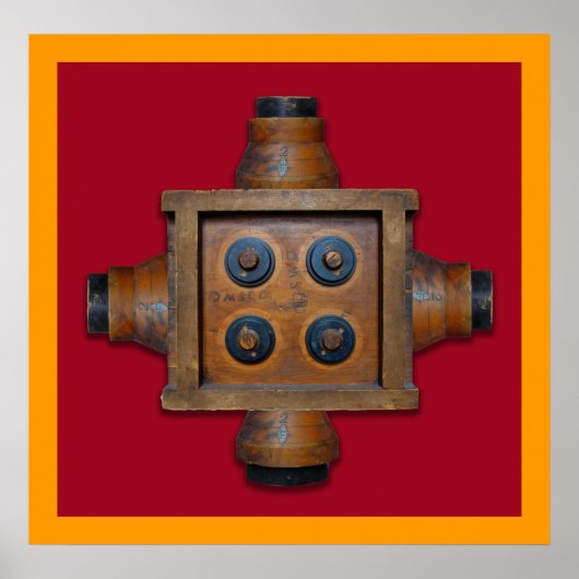 Het dragen van het Kruis 1-Druk Poster (Voorkant)