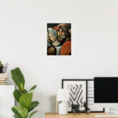 Het dragen van het Kruis met drie gezichten Poster (Thuiskantoor)