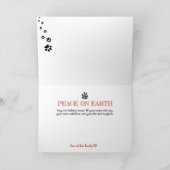 Het DRAGENDE Voer & Teddybear van GIFTEN Kaart (Binnen)