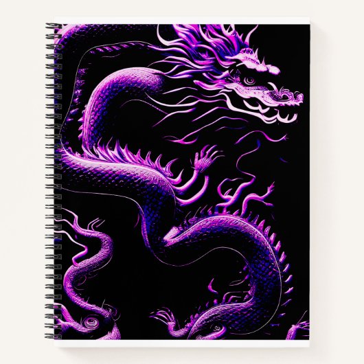 Het Dragon Paars Notitieboek (Voorkant)