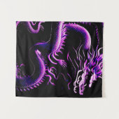 Het Dragon Paars Wandkleed (Voorkant (horizontaal))