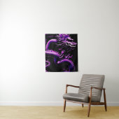 Het Dragon Paars Wandkleed (In situ)