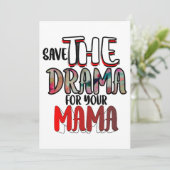 Het drama kaart (Staand voorkant)