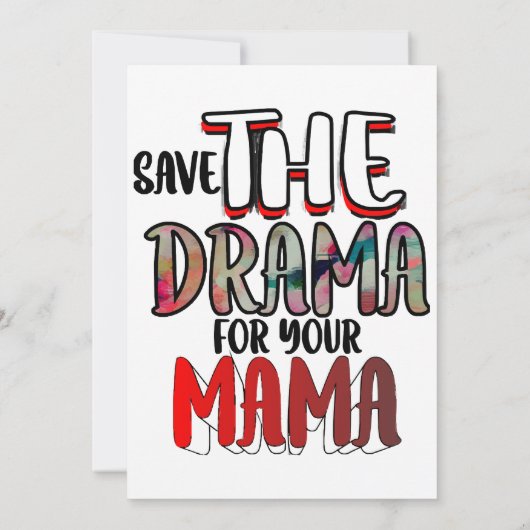 Het drama kaart (Achterkant)