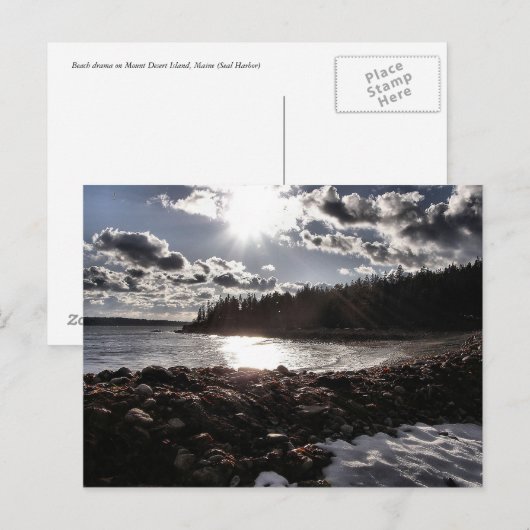 Het Drama van het strand Briefkaart (Voorkant / Achterkant)