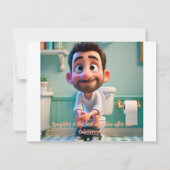 Het drama van meer dan 50 feestdagenkaart (Achterkant)