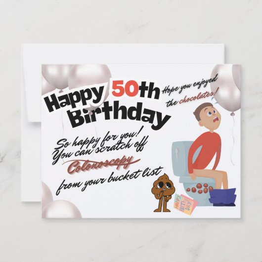 Het drama van meer dan 50 feestdagenkaart (Voorkant)