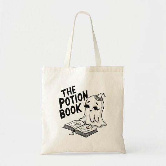 Het drankboek voor Halloween Tote Bag (Voorkant)