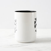 Het drankboek voor Halloween Tweekleurige Koffiemok (Center)