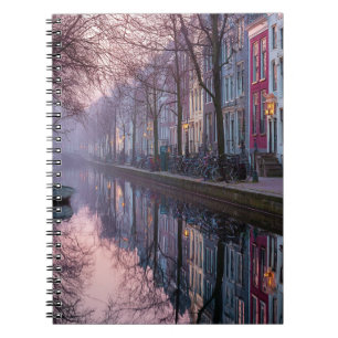 Het Dreamy Amsterdam Twilight Canal Notitieboek