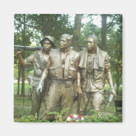 Het Drie Militairenbeeld Magneet
