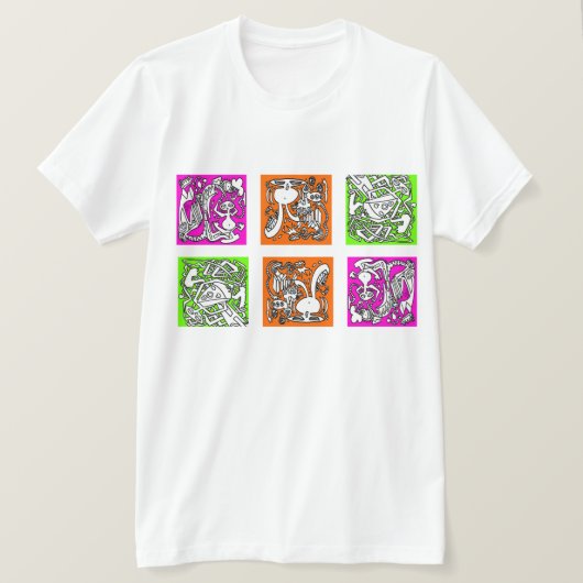 Het drie spiegel T-shirt (Design voorkant)