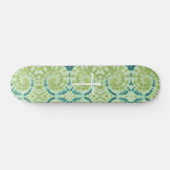 Het Drie Spijkers Kruis Groen Tie Die Christelijk Persoonlijk Skateboard (Horizontaal)