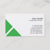 Het drievoudige Groene Visitekaartje van de (Achterkant)