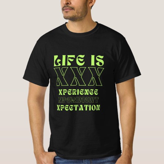 Het drievoudige pad van het leven t-shirt (Voorkant)
